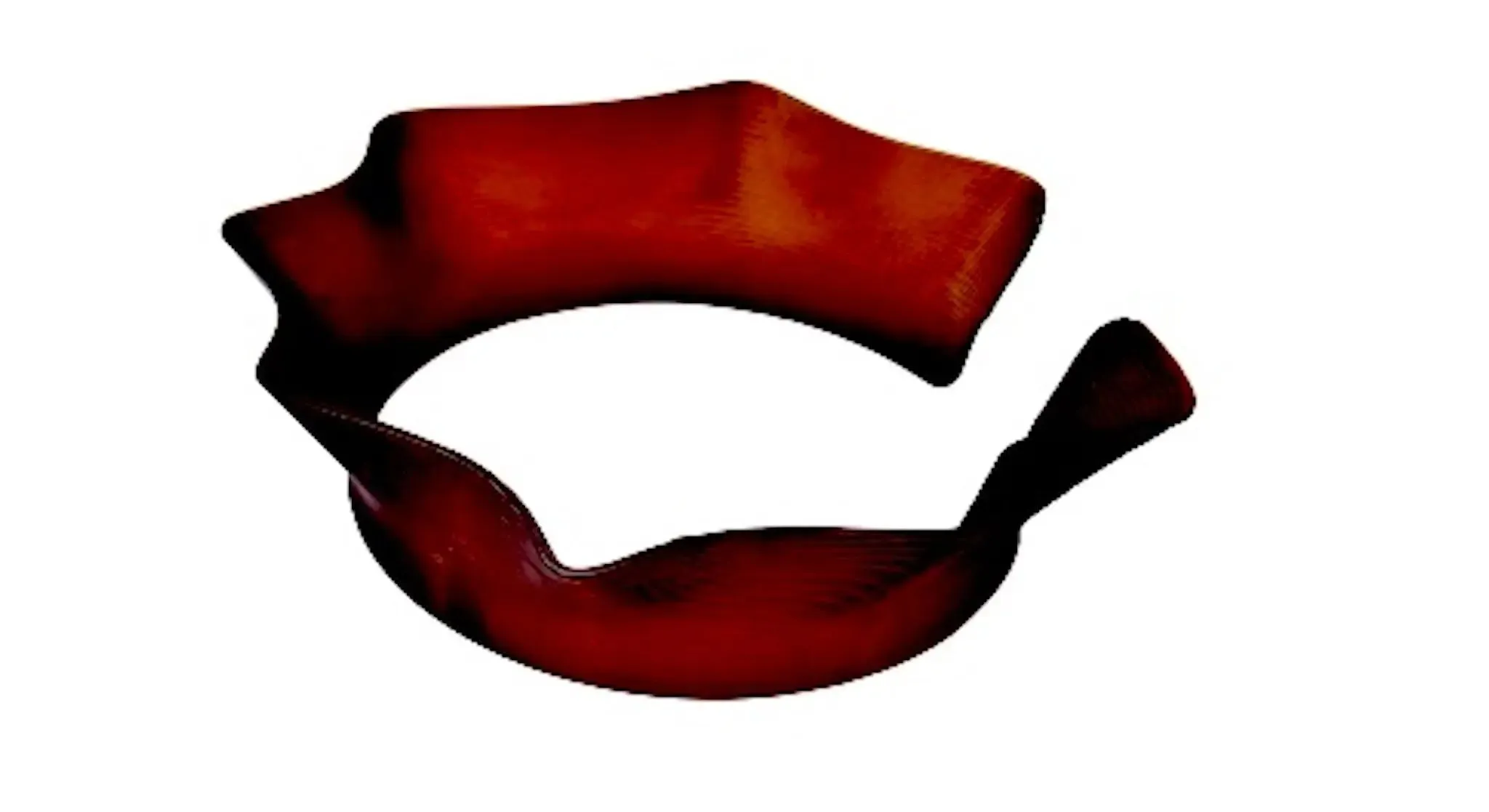 3D Printed Necklace & Headband in Brown