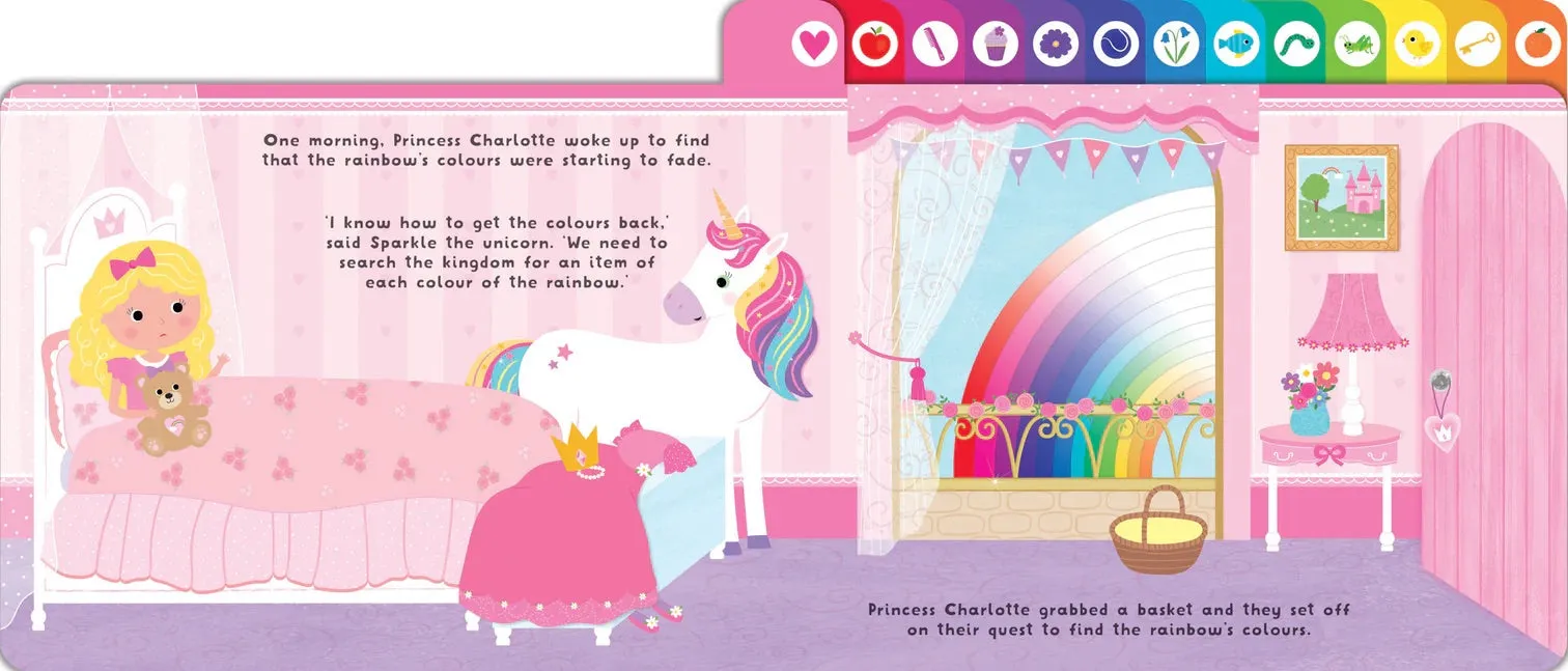 Book Chunky Tabbed Unicorn Magic