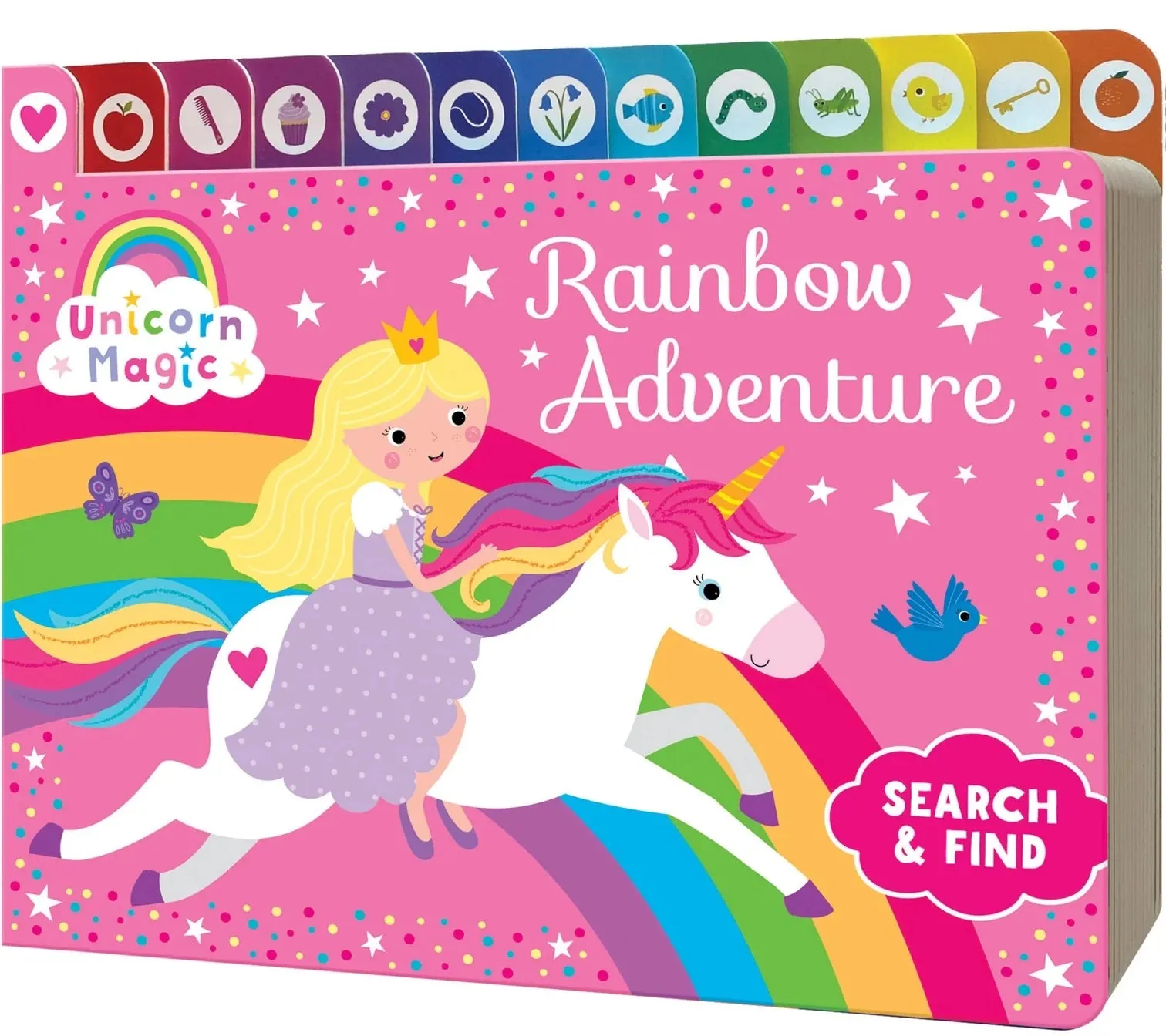 Book Chunky Tabbed Unicorn Magic