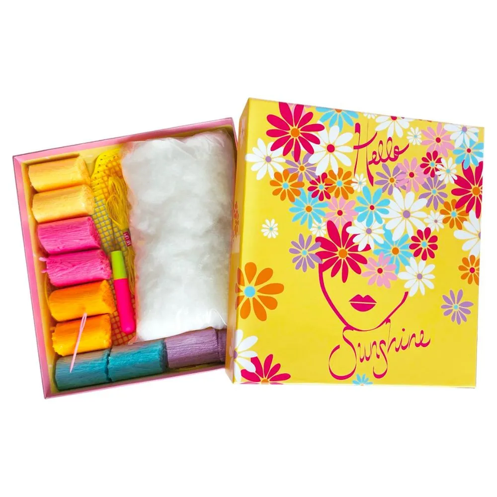 Box Candiy - Totally Deco - Daisy Pillow Art Set