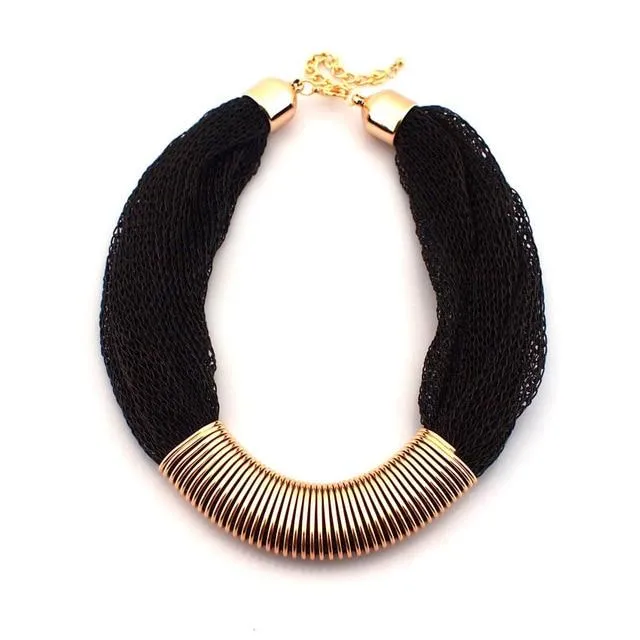 Charm Collar Choker Chunky Necklace