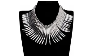 Chunky Choker Noble New Toques Bib Pendant Necklace, N0006527