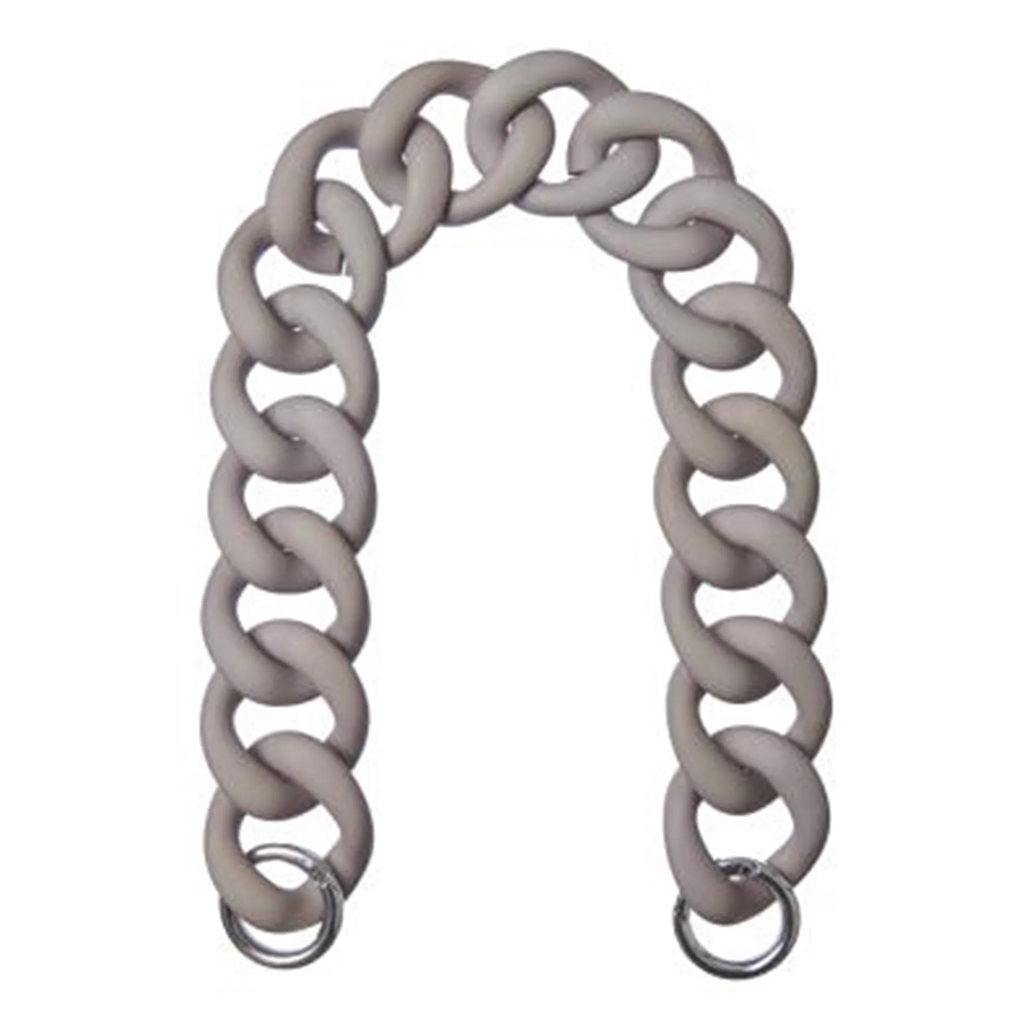 Chunky Metal Bag Chain - Mud
