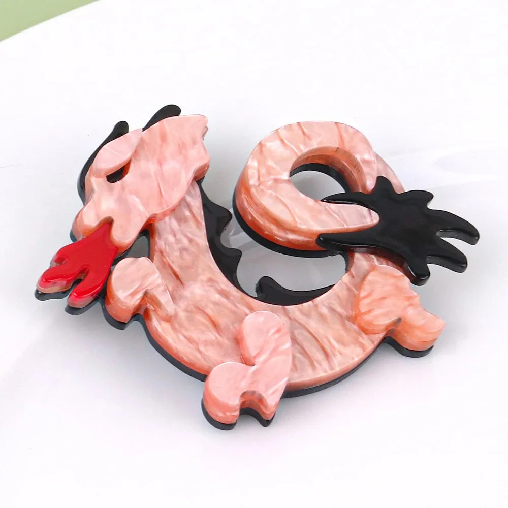 Dragon Acrylic Brooches