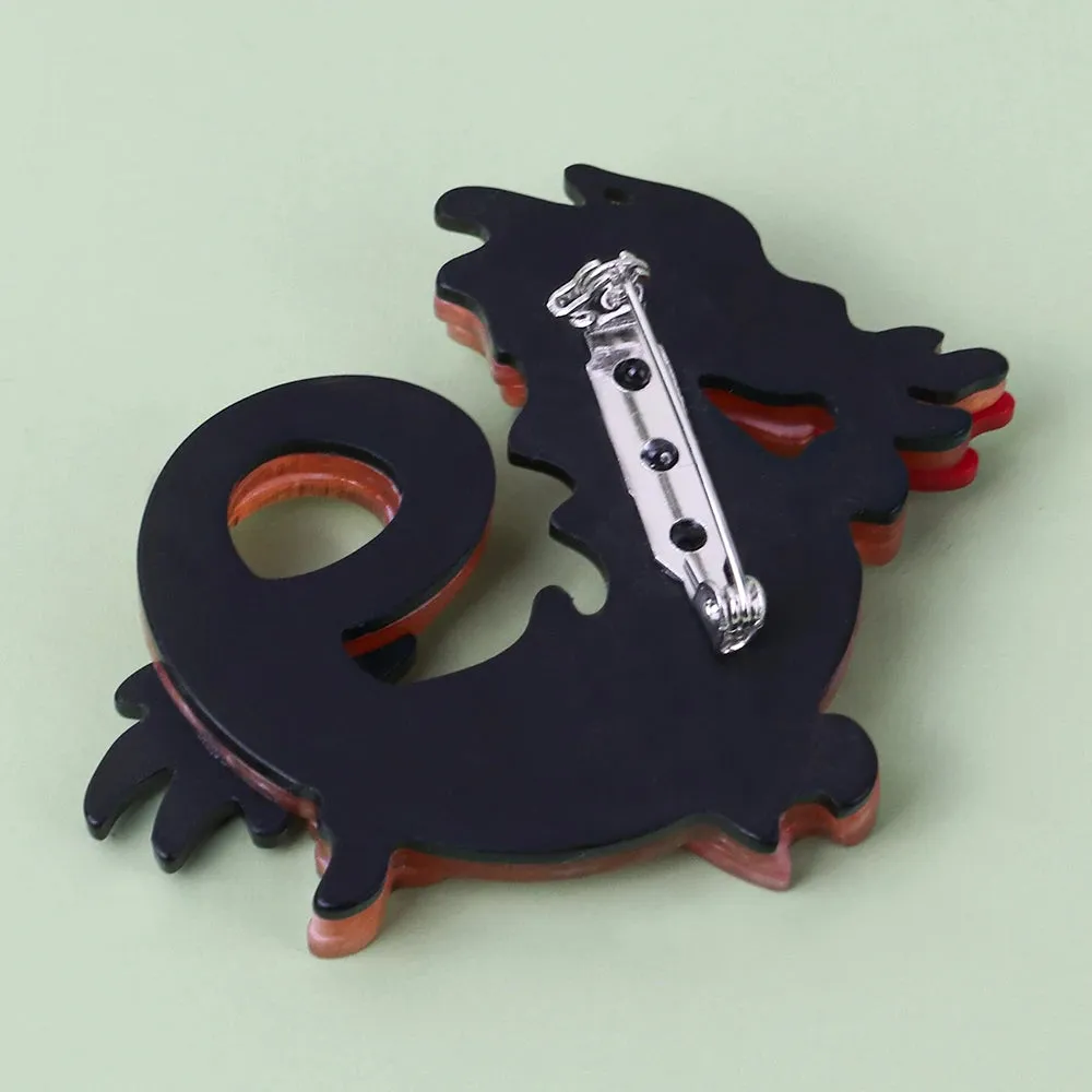 Dragon Acrylic Brooches