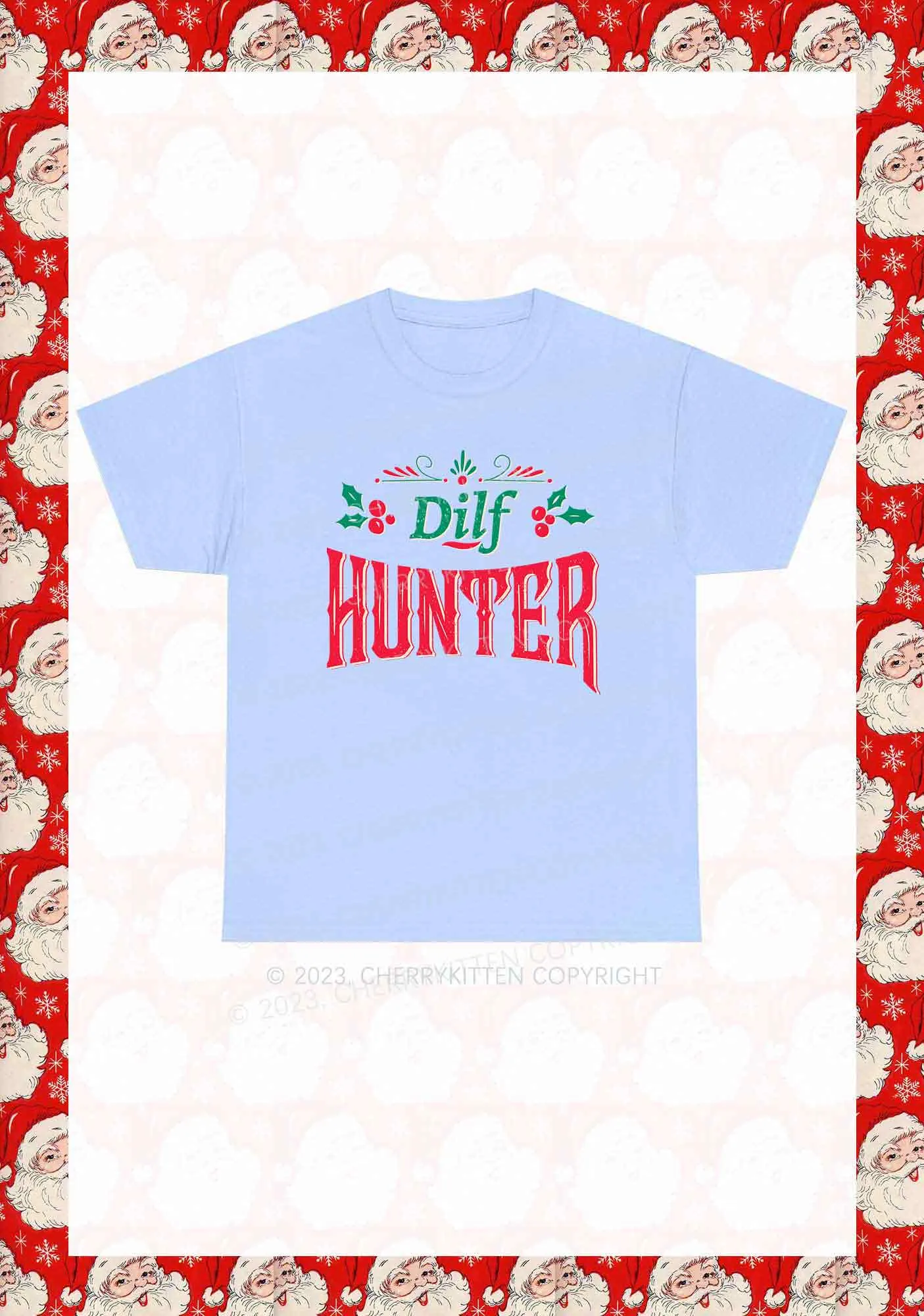 Green Hunter Christmas Y2K Chunky Shirt Cherrykitten