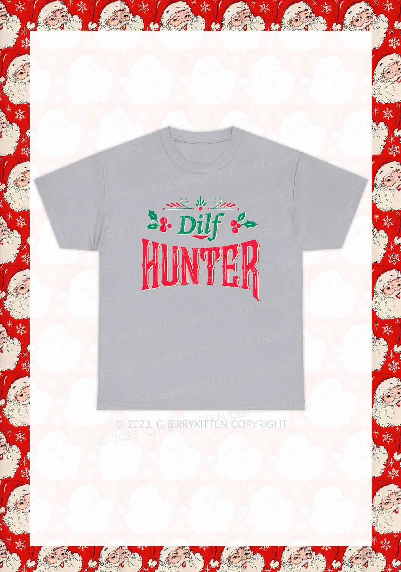 Green Hunter Christmas Y2K Chunky Shirt Cherrykitten