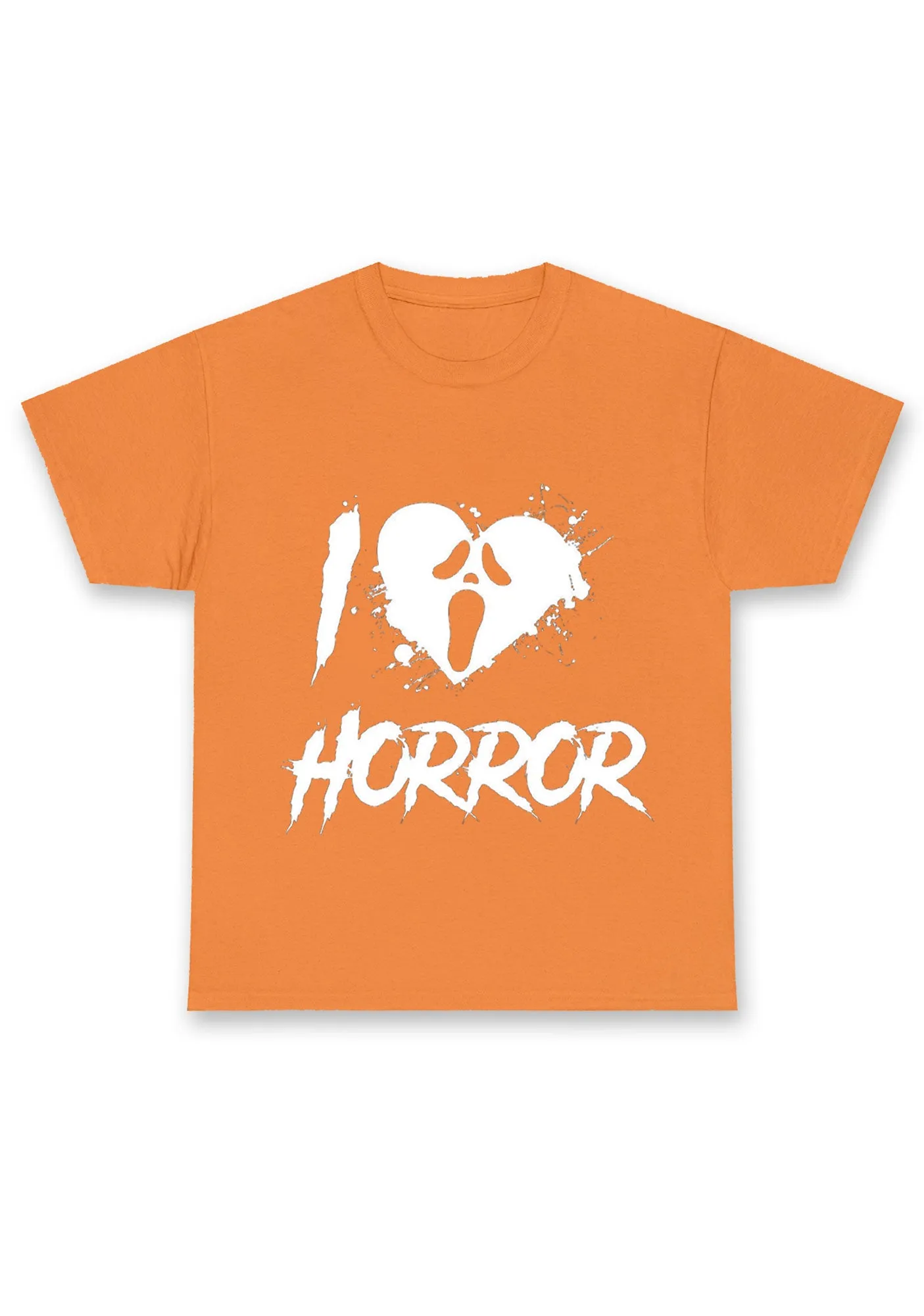 Halloween I Love Horror Chunky Shirt