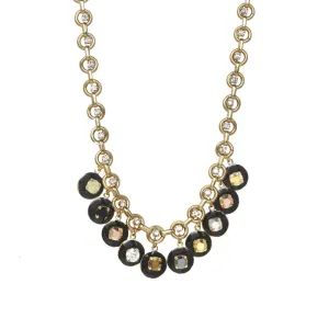 Janie Multi Crystal Mixed Metal Necklace - TOVA N110360MM