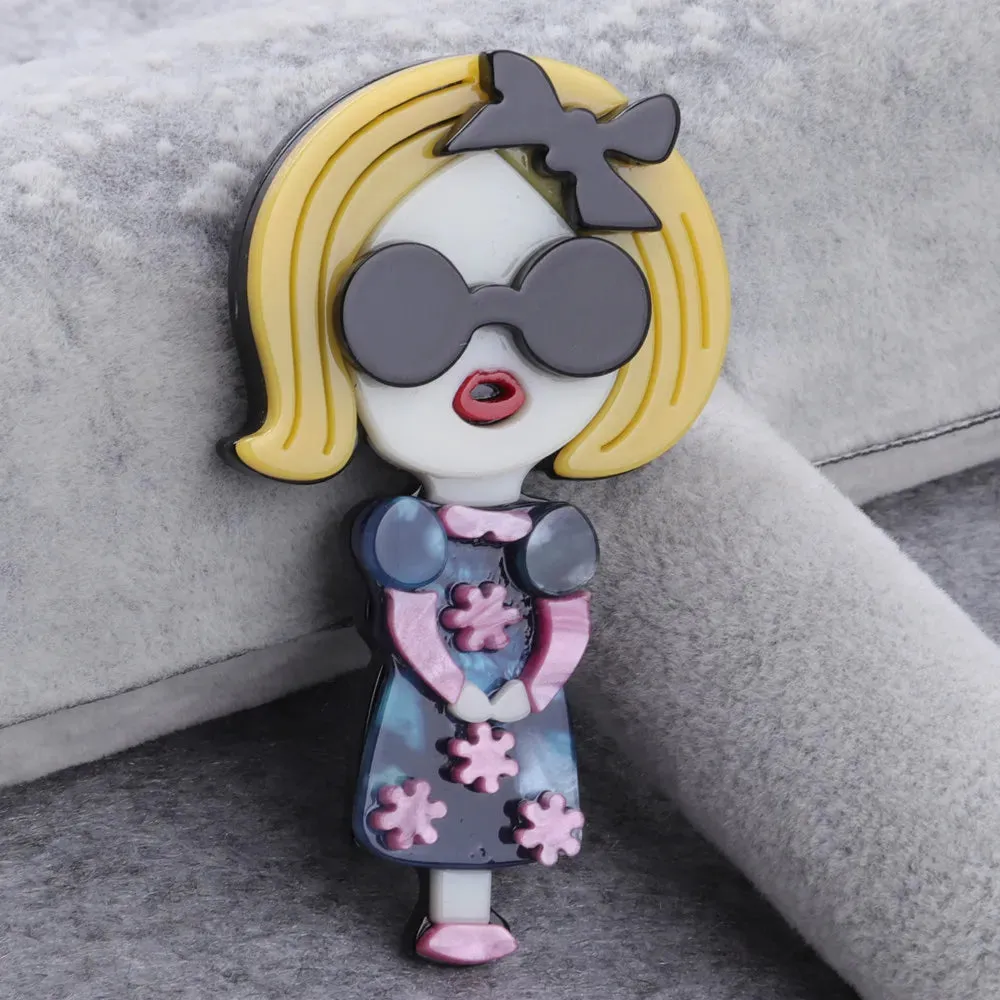 Little Red Riding Hood Acrylic Brooch
