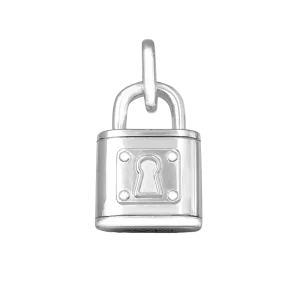 Love Lock Charm Silver