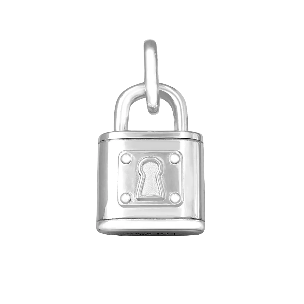 Love Lock Charm Silver
