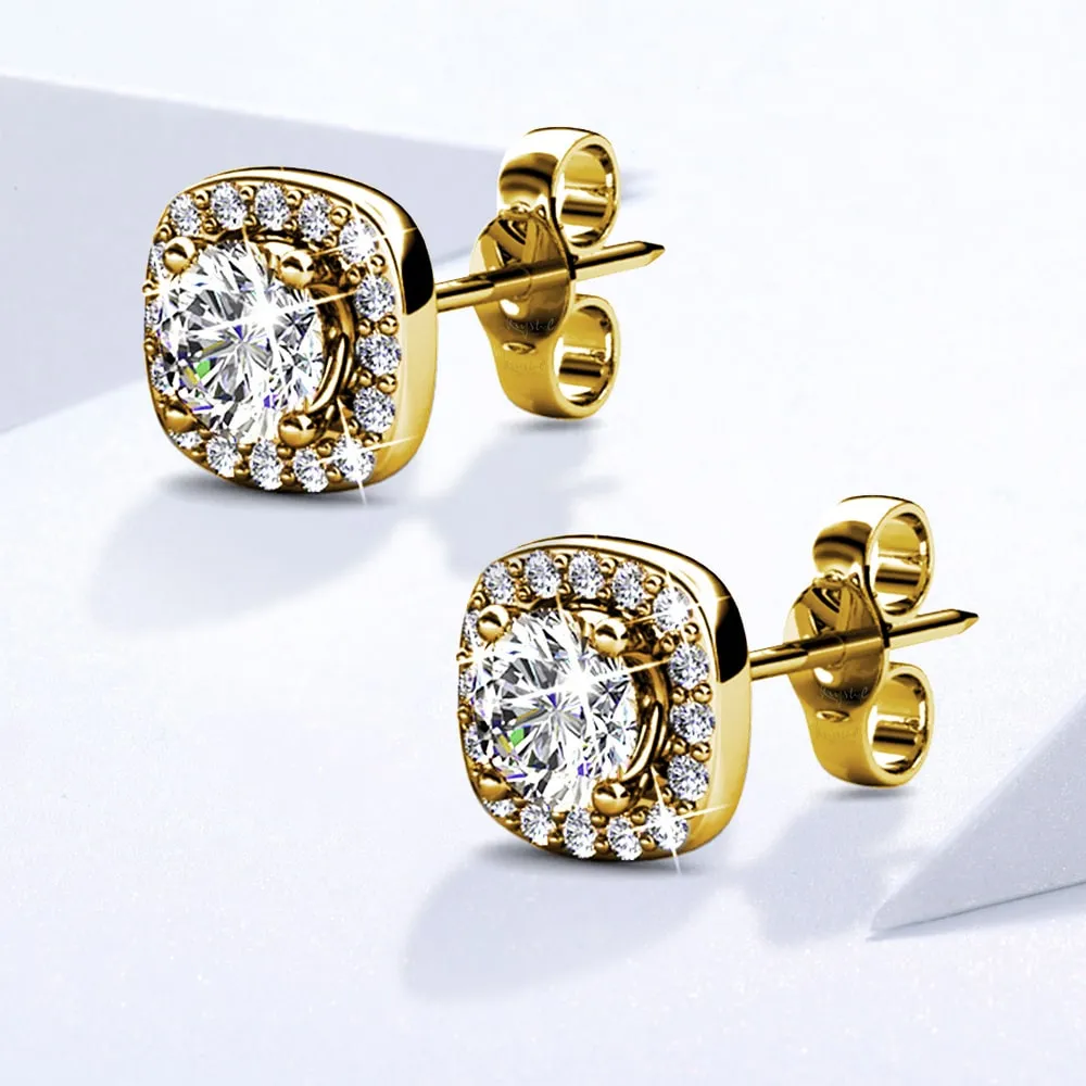 Lux Studs Embellished With SWAROVSKI Crystals