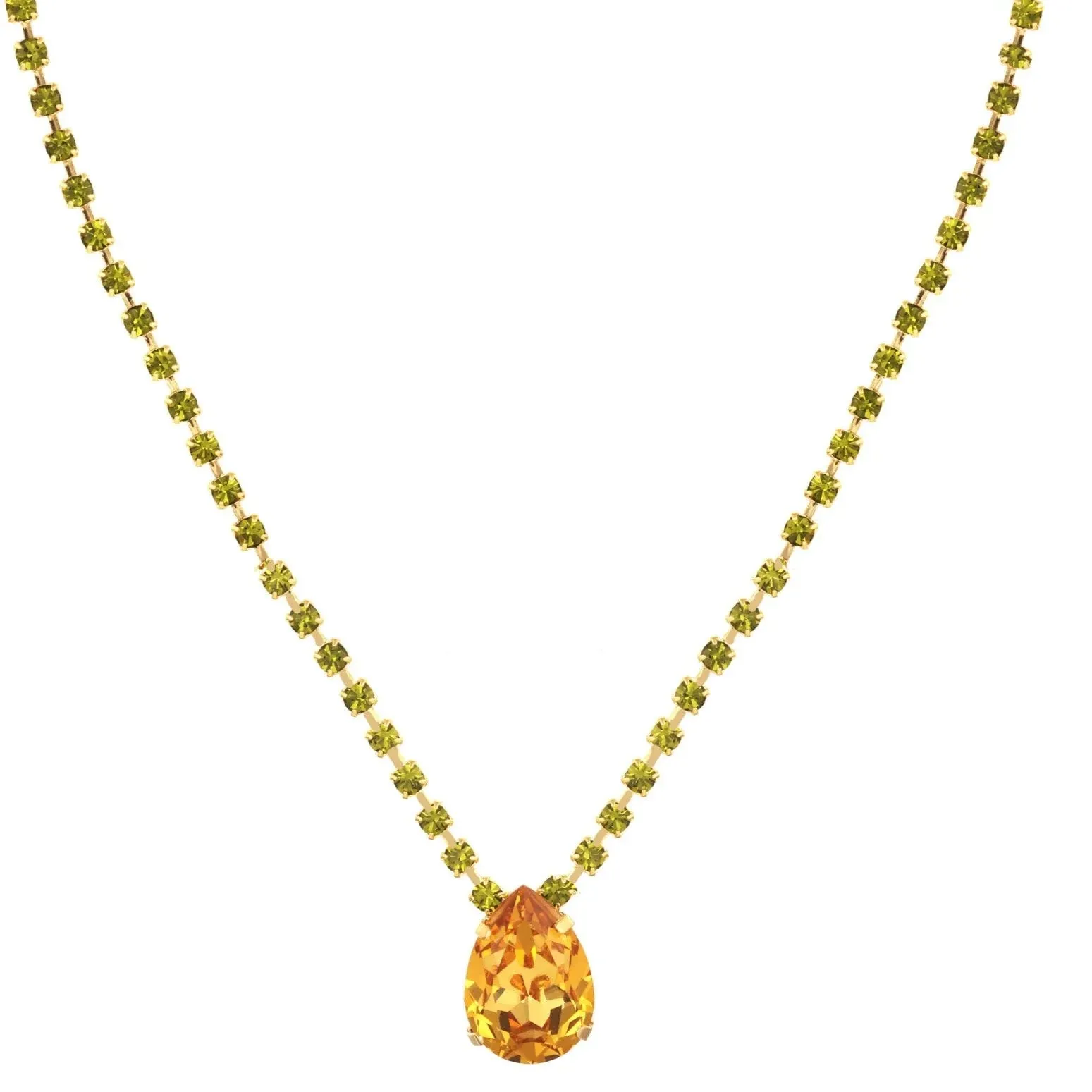 Milli Necklace in Light Topaz and Vintage Rose- TOVA N110208LTVR