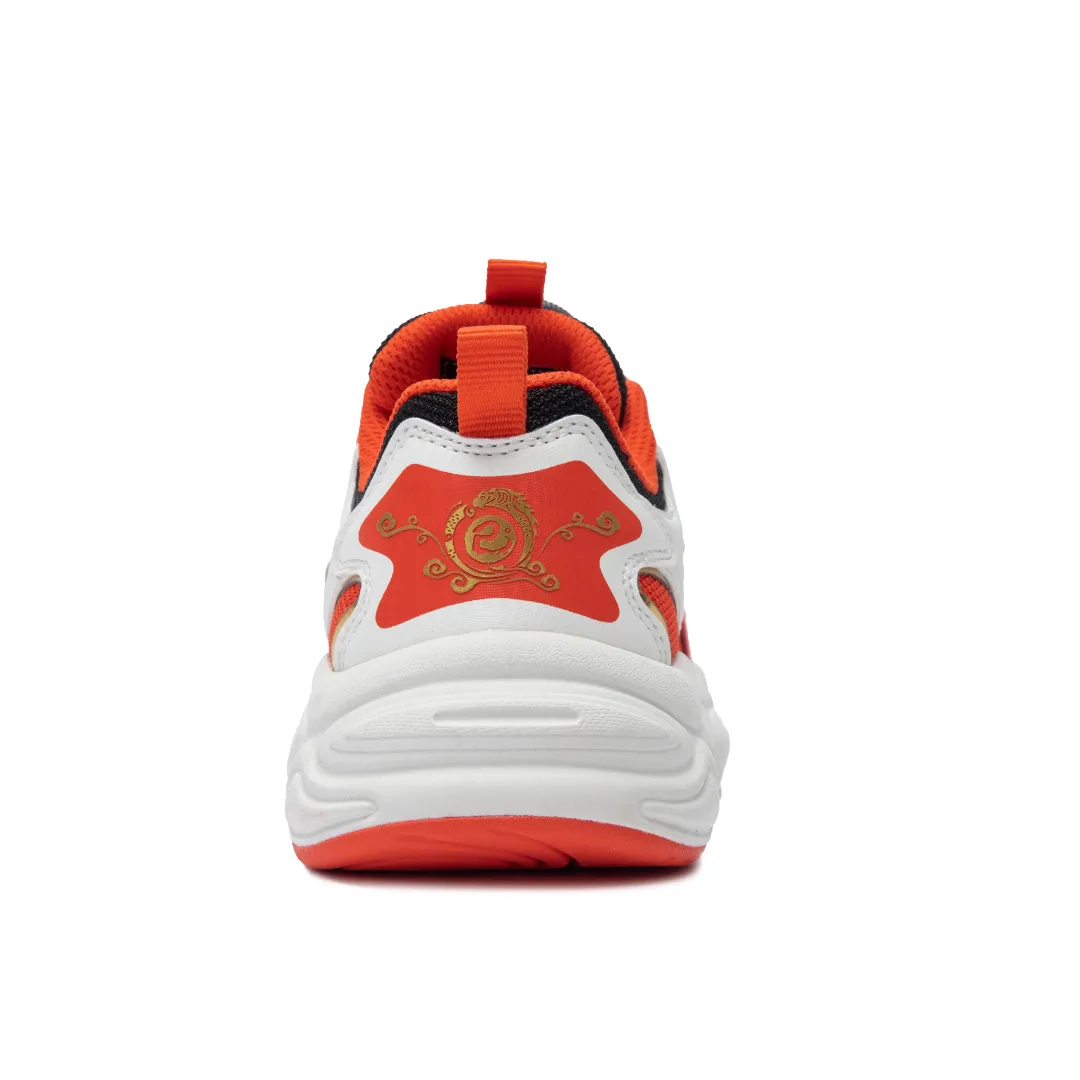 Rookie Chunky Sneaker Off-White/Red (Big Kids)