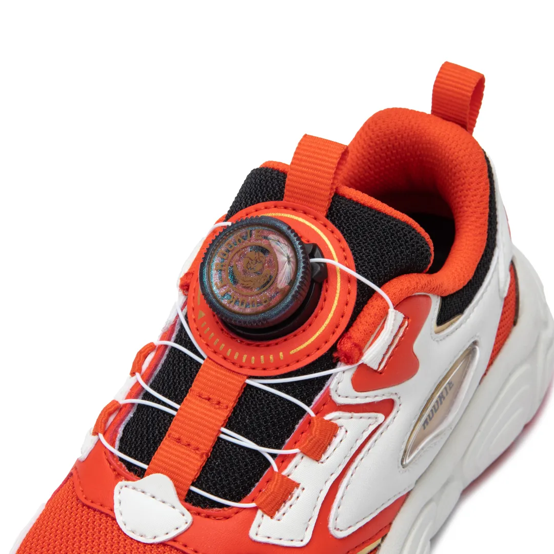 Rookie Chunky Sneaker Off-White/Red (Big Kids)