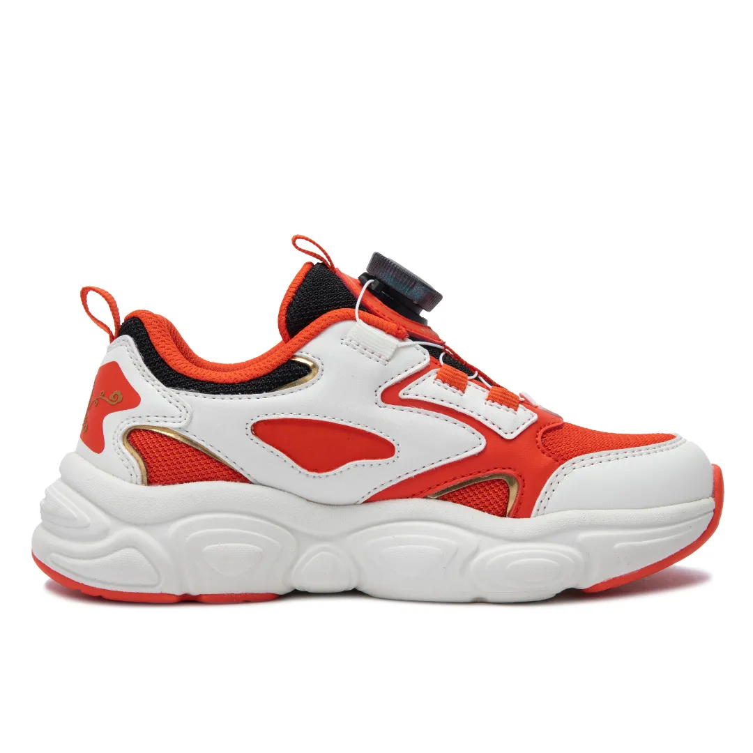 Rookie Chunky Sneaker Off-White/Red (Big Kids)