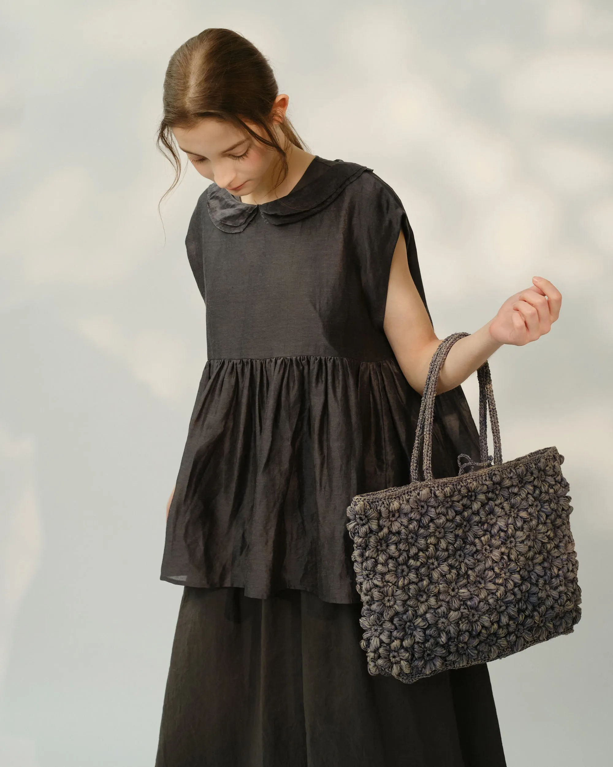 SOPHIE DIGARD 3D Raffia Flower L