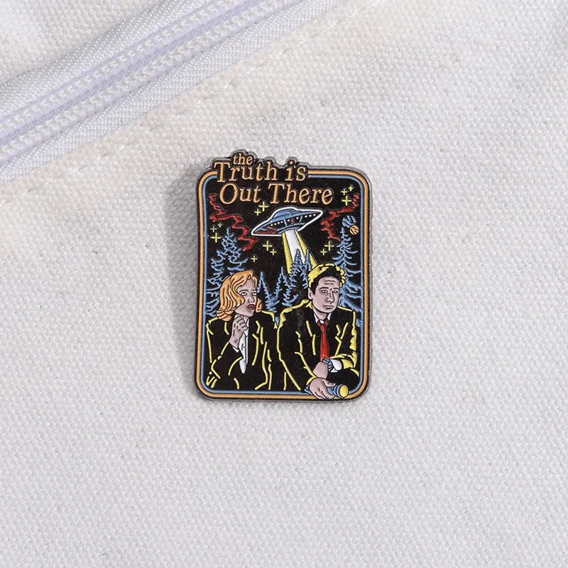 The Truth Is Out There Enamel Pin X-Files
